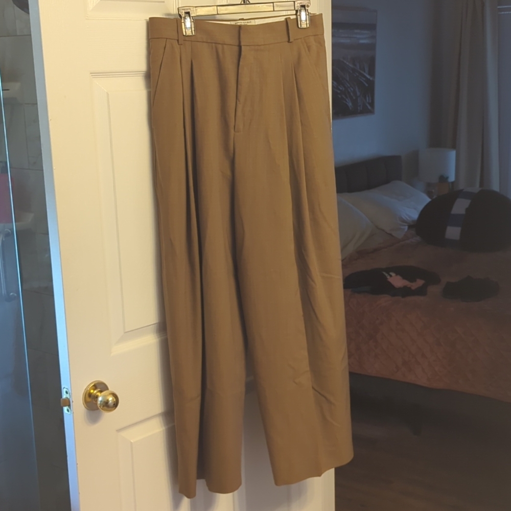 Banana Republic wide wool pants 8